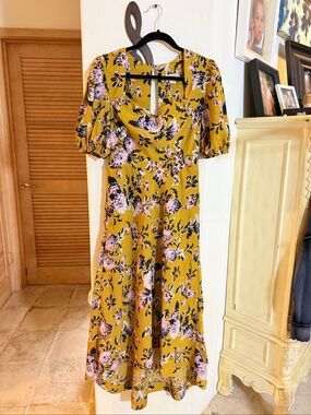 Maeve by Anthropologie bohemian floral maxi dress